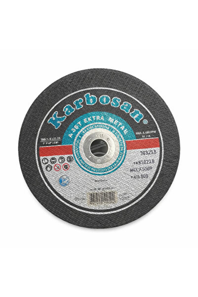 KARBOSAN 180x3.0x22.23mm A 36 T BF80 Metal Kesme Taşı(5ADET)