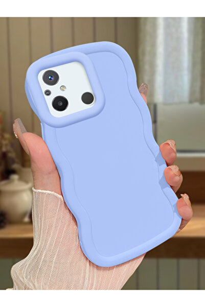 ucuc Redmi 12C Uyumlu Mavi Silikon Kılıf Kamera Korumalı Darbe Emici Tasarım