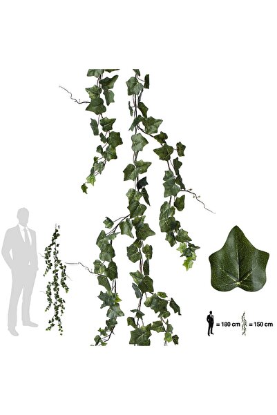 Roberto Rossi Iedera artificiala H150cm cu frunze verde inchis si deschis pen...