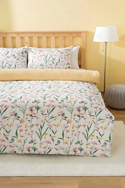 Rivaİstanbul Set de lenjerie de pat din bumbac Botanical Tek, pentru o persoa...