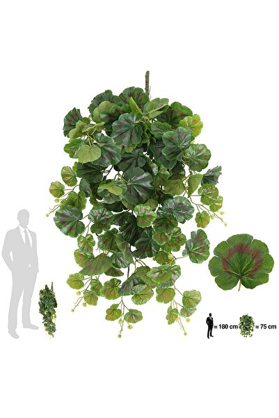 Roberto Rossi Ghirlanda artificiala muscata 75 cm verde - rosu cu protectie UV