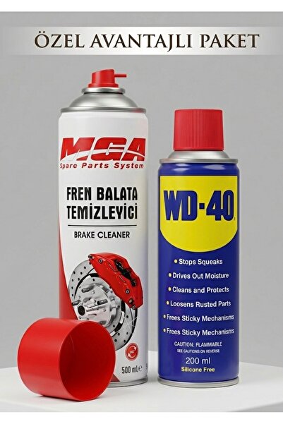 MGA Balata Spreyi + WD-40 200 ml Temel Bakım Seti