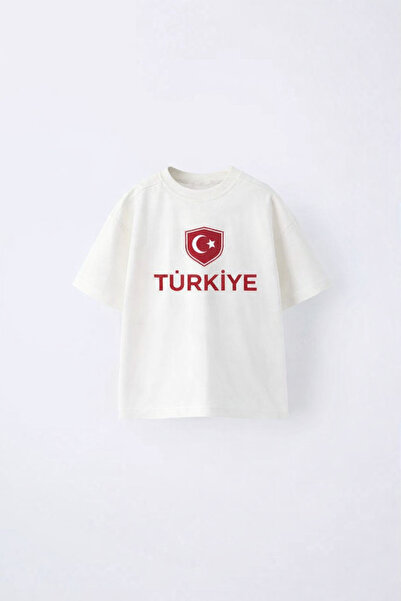 connemara Παιδικό μπλουζάκι με στάμπα Türkiye – Βαμβακερό κοντομάνικο μπλουζά...