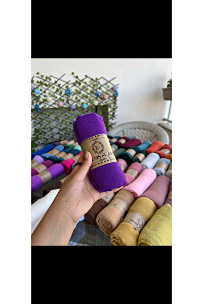 shop İREMSSCARF MOR BÜRÜMCÜK ŞAL
