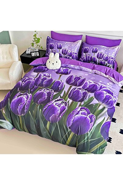 JOJO HOME Σετ παπλωματοθήκης 6 τεμαχίων, εκτύπωση 5D ακριβής στην εικόνα, Ελα...