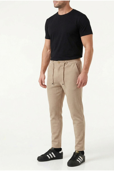 just wear zt Modern Cut Jogger Pants with Laces, Flexible and Comfortable
