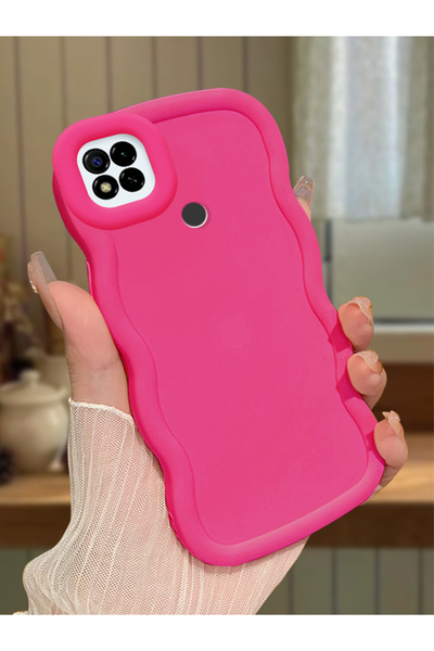 SLIMFELT Redmi 9C/10A Uyumlu Yüksek Kalite Minimal Dalga Kenarlı Kılıf
