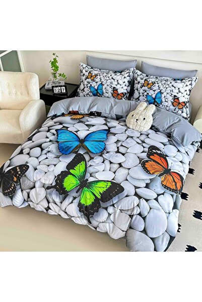 JOJO HOME Σετ παπλωματοθήκης 6 τεμαχίων, εκτύπωση 5D ακριβής στην εικόνα, Ελα...