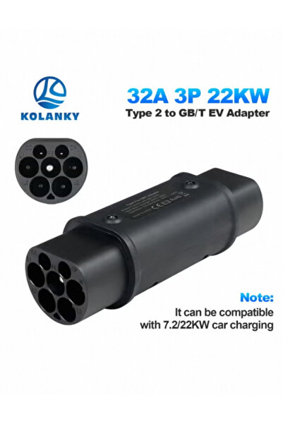 KOLANKY Type 2 to GBT 32A 22KW EV Charger Adaptor