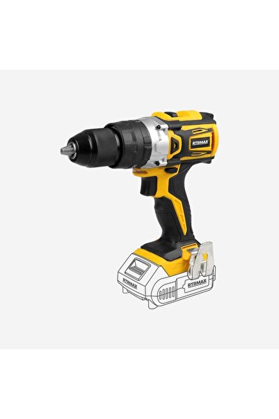 Rtrmax RTX2014B Şarjlı Darbeli Matkap Kömürsüz X-Lion - (Aküsüz)