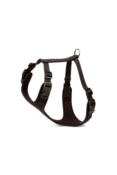 Mestore Doggie Havalı Pad Woven Dog Chest Harness 60/85 cm Black - Adgt10-Xl-Syh