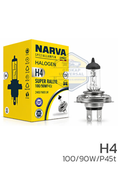 Narva H4 Halojen Ampul 12V 100W/90W P45T (1 Adet)