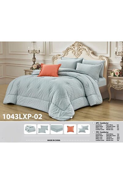 Moon Summer Bedspread Juhur Nafir and Naskh 4-Piece Set with Classic Design a...