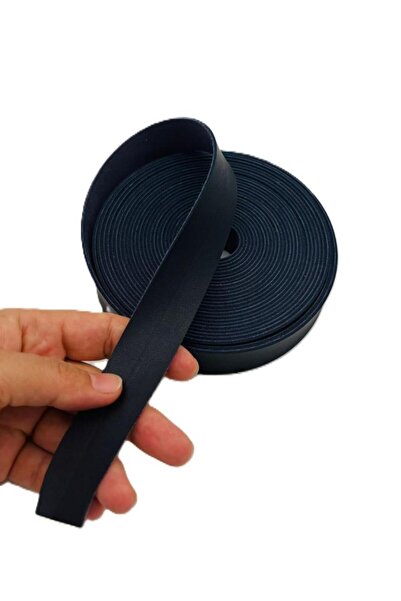 angel çanta aksesuar 2.5 cm Strip Faux Leather Navy Blue Color 1 Meter