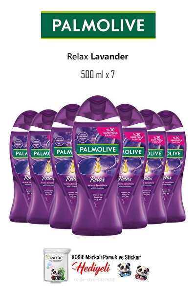Palmolive 5 x 500 ml Relax Lavander Duş Jeli ve ROSIE