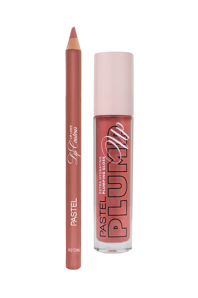Pastel Plumping Gloss 210 + Lip Contour Lip Liner 56