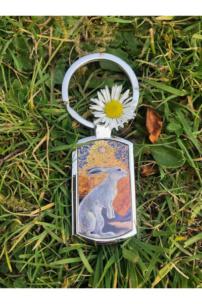 OEM  "Κρέγκαν Λευκός Λαγός " Μπρελόκ / Διακοσμητικό τσάντας