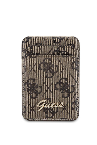 Guess 4G Klasik Kahverengi MagSafe Standlı Kart Bölmeli Kadın Kahverengi Kart...