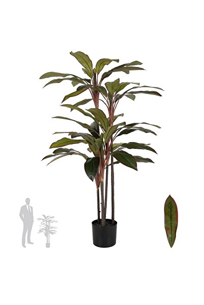 Roberto Rossi Dracaena marginata artificiala H120 cm cu 47 frunze