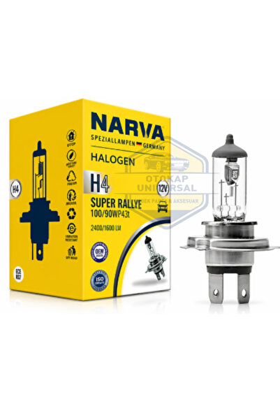 Narva H4 Halojen Ampul 12V 100W/90W P43T (1 Adet)