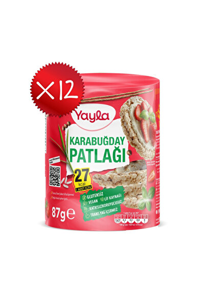 Yayla Karabuğday Patlağı 87 g x12