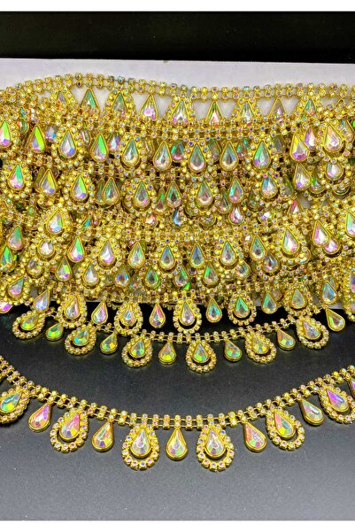 hobimixhobimix Plastik Gold Şerit Taş