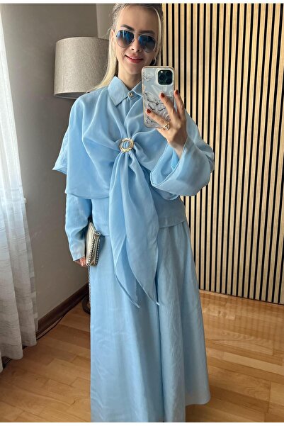 Cardella Σετ από τούλι με λεπτομέρεια κάπας και αξεσουάρ Rania - Κομψός συνδυ...