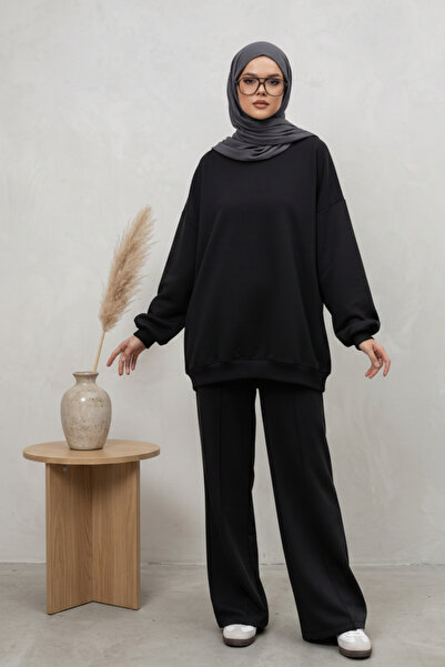 Zeneva Collection 2 Thread Plain Oversize Hijab Set 5600