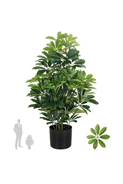 Roberto Rossi Planta artificiala H80cmSchefflera arboricola cu 766 frunze