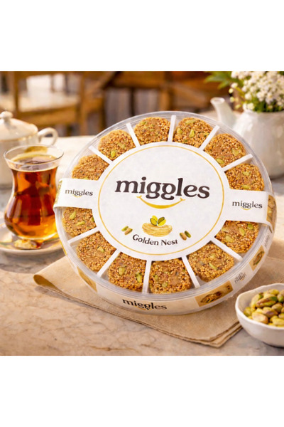 Miggles Golden Nest Antep Fıstıklı Susamlı Kurabiye 250 GR