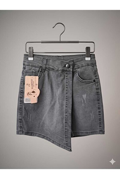 MonAlisa Kids Girl's Denim Shorts Skirt
