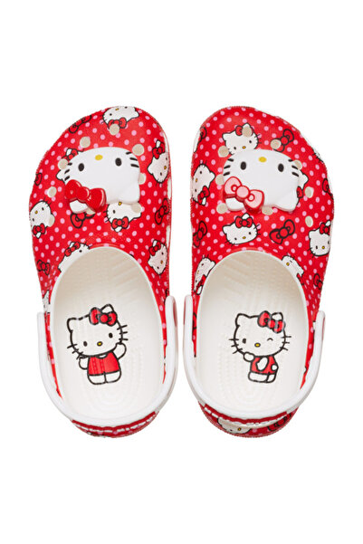 Crocs Saboti Clasic Hello Kitty Roșii pentru Copii