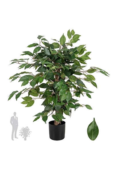 Roberto Rossi Copac artificial H90cm Ficus benjamina cu 462 frunze
