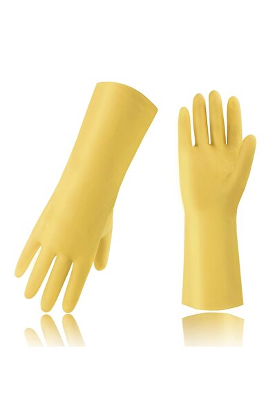 Andanda γάντια εργασίας, καουτσούκ/λάτεξ, κίτρινα, μέγεθος L