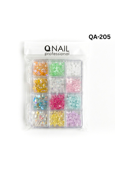 Genel Markalar Renkli Tırnak Taşı Seti 12'Li Nail Art Süsleme Parlak Kristal ...