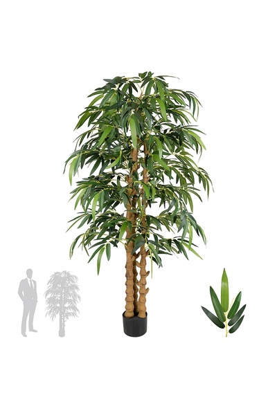 Roberto Rossi Bambus artificial H180cm Buddha cu 1344 frunze