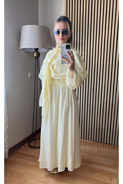 Cardella Σετ από τούλι με λεπτομέρεια κάπας και αξεσουάρ Rania - Κομψός συνδυ...