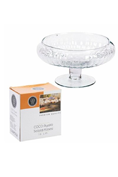 KRD Home COCO AYAKLI SALATA KASESİ 19CM krd-25013/14 4133