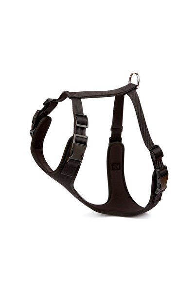 Mestore Doggie Havalı Pad Woven Dog Chest Harness 70/95 cm Black - Adgt10-Xxl...
