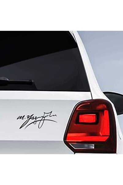 Asilmeydan Muhsin Yazıcıoğlu İmzası Sticker, Araba, Etiket, Aksesuar, Tuning,...