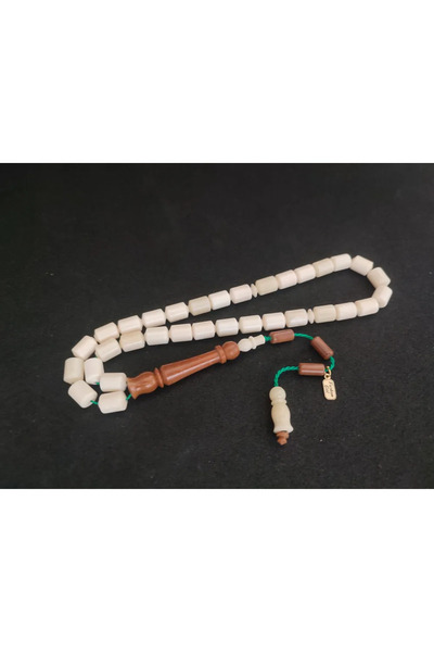 İskeçe Tesbih Το έργο του δασκάλου Τζεμίλ με το σχέδιο του Ισκέτσελ, οστό φάλ...