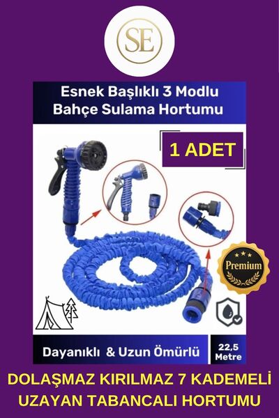 SERCAN ONLİNE # EXCLUSİVE UZAYAN TABANCALI HORTUM 22,5 METRE Dolaşmaz Kırılma...