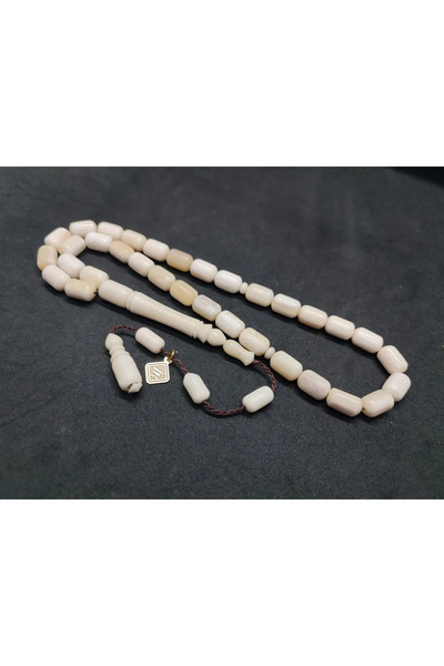 İskeçe Tesbih Τεχνουργηματικό έργο του Μάστερ Τζεμίλ με σχέδια, Φυσικό Κόκκαλ...