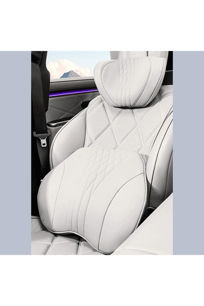 PriStyle Σετ 2 Μαξιλαριών Καθισμάτων Αυτοκινήτου και Προσκέφαλων Κορυφαίας Πο...