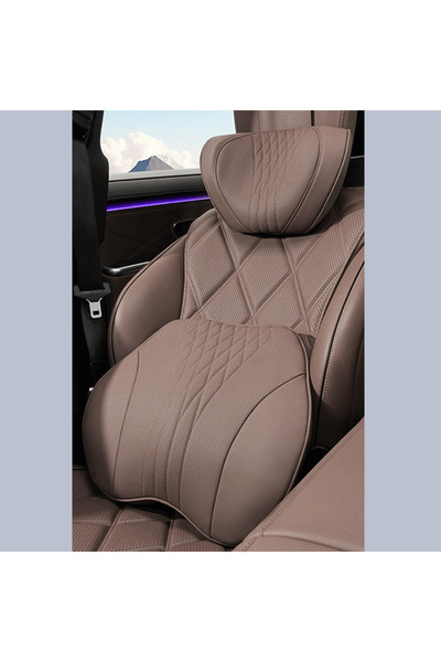 PriStyle Σετ 2 Μαξιλαριών Καθισμάτων Αυτοκινήτου και Προσκέφαλων Κορυφαίας Πο...