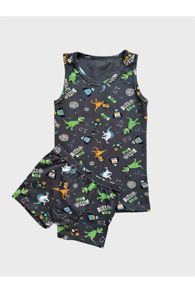 tusem butik homewear Σετ αθλητικών μποξεράκια για αγόρια από βαμβάκι με σχέδι...