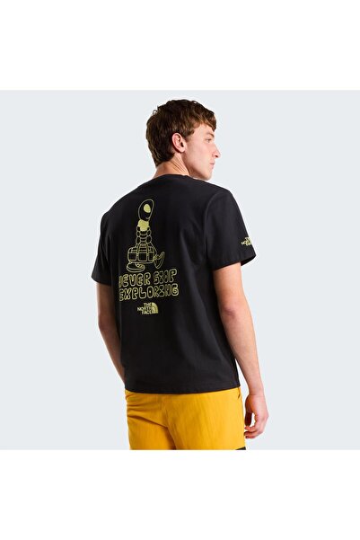 THE NORTH FACE Ανδρικό μπλουζάκι Alien Relaxed σε μαύρο χρώμα