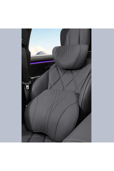 PriStyle Σετ 2 Μαξιλαριών Καθισμάτων Αυτοκινήτου και Προσκέφαλων Κορυφαίας Πο...