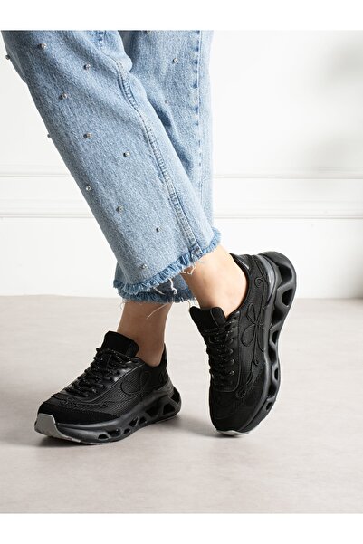 ALEMDAR AYAKKABI Tomri̇s Black Women's Sneakers