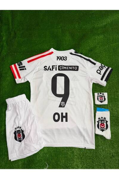 Marka Extra B'êşiktâş. 25-26 Yeni Sezon OH-9 -BEYAZ Çocuk Forması 4 Parça